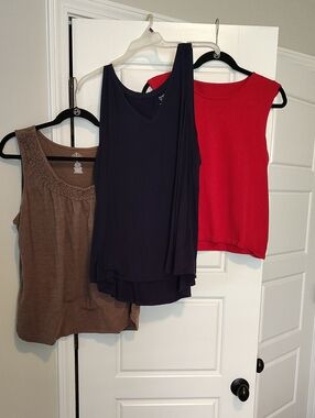 3 Knit Women's Tank Tops.